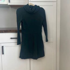Chaps dark green dress